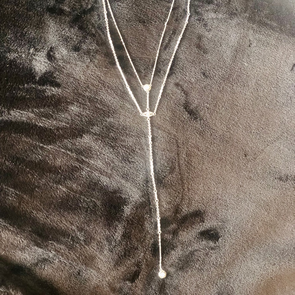 Kendra Scott Lariat layered necklace